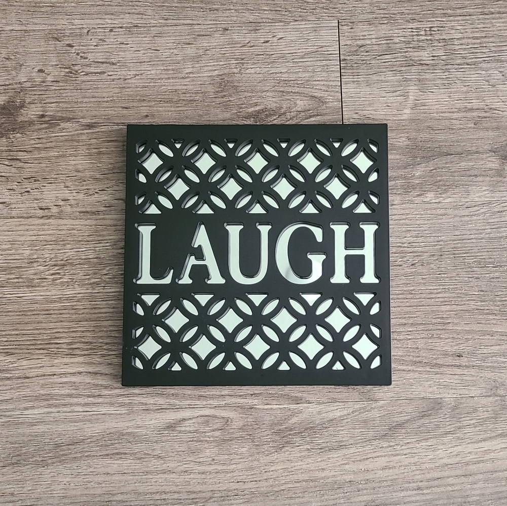 Laugh wall decor, home decor
